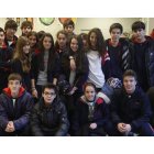 Los alumnos de 4º de ESO de las Discípulas, en su visita al Diario de León.