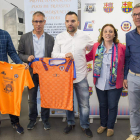 Presentación del encuentro de Peñas del Barcelona. FERNANDO OTERO
