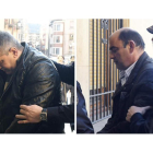 Ramón Vega (supuesto autor del crimen) y Julio López, acusado como presunto inductor. DL