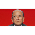 Emilio Botín, en la junta de accionistas de la entidad, el pasado 16 de mayo en Madrid.