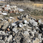 Residuos abandonados en las inmediaciones de la capital leonesa.