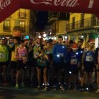 La Carrera de Navidad de Astorga contó en la línea de salida con más de 130 atletas. URIEL