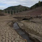 Aspecto que presenta el embalse de Barrios de Luna.