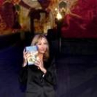 La autora de la saga de Harry Potter, J.K. Rowling, durante la presentación de la nueva entrega