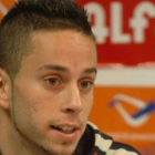 José Zamora, durante la presentación con la camiseta del Eibar en la temporada 2007-2008.