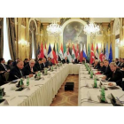 Conferencia internacional sobre el conflicto en Siria celebrada en el Hotel Imperial de Viena.