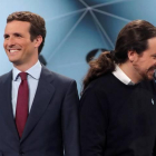 Pablo Casado y Pablo Iglesias