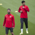 Arda y Costa son las dudas de Simeone para mañana.