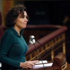 La portavoz del PP en el Congreso, Dolors Montserrat. en el Pleno de este martes.