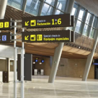 Nueva terminal del aeropuerto de León, que podría albergar más vuelos.