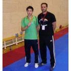 Miguel y Enrique con sus medallas corroboraron el buen momento que atraviesa la Universidad de León