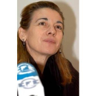 Pilar Manjón, ayer, en Madrid, un día después de declarar ante la comisión