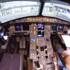 El interior de la cabina del avión de Germanwings estrellado el pasado 24 de marzo.