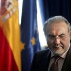 El vicepresidente segundo del Gobierno, Pedro Solbes, durante la jornada del Encuentro Financiero 20
