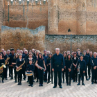 Fotografía de la Banda de Música de Valencia de Don Juan en su centenario en el año 2017. DL