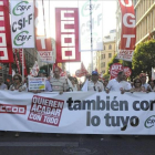 Manifestación de julio del 2012 contra los recortes aprobados por el Gobierno de Mariano Rajoy.