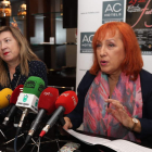 María Antonia Gancedo y María José Corderp, ayer en el AC. L. DE LA MATA