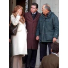 Barrios (derecha) y Cruz, tras presentar ayer la denuncia