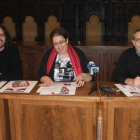 César Núñez, Mercedes G. Rojo y Antonio Morales.