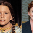 Melissa Gilbert, cuando era la niña que interpretaba a Laura Ingalls en 'La casa de la pradera', y en la actualidad, a los 51 años.