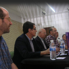 El padre Cayetano durante la presentación de su libro.