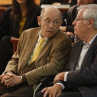 Félix Millet, izquierda, y Jordi Montull, en juicio por el caso del hotel del Palau.