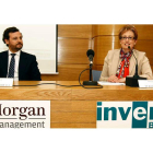 Miguel Luzárraga, de JP Morgan, y María Jesús Soto, directora de Inversis Banco León.
