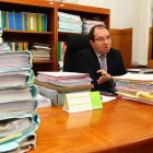 Luis Alberto Gómez, en su despacho de Contencioso-Administrativo 1 de León.