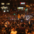 Madrid se fundió con los mineros en su marcha a la Puerta del Sol.