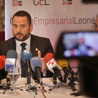 El recién elegido presidente del Círculo Empresarial Leonés, José Ángel Crego, presenta las líneas estratégicas de su programa de gobierno para los próximos años