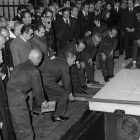 Un momento del entierro de Francisco Franco.