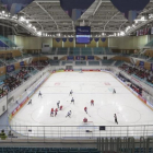 El palacio de hielo surcoreano donde se celebra el Mundial sub-18.