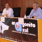 Conferencia de Matías organizada por Aragonito Azul, ayer en Bembibre. CEBRONES