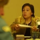 En la imagen, la presidenta de la Comisión de Investigación, María Rosa Pérez