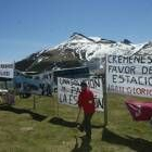Imagen de archivo de un acto en defensa de la estación de esquí en el alto del puerto de San Glorio