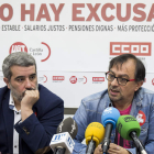 Vega y Reguero, ayer en rueda de prensa. F. OTERO PERANDONES
