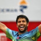 Verdasco celebra su primer título desde el 2014, este lunes en Bucarest.