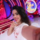 La cantante Beatriz Luengo, en la presentación de la nueva edición de 'Tu cara me suena', en Antena 3.