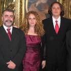 Los cantantes de La Colombina, grupo español especializado en la música del Renacimiento y del primer Barroco.