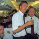 Wembley, sí. Johan Cruyff y Josep Lluís Núñez, un vuelo de regreso histórico.