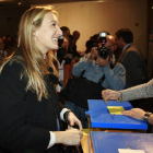 Andrea Fabra, en un congreso del PP en Castellón, en el 2008.