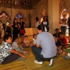 Imagen de una visita al programa de «El Sueño de la Luz»