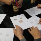 Actividades en el Centro de Día para personas son Alzhéimer de Astorga. SECUNDINO PÉREZ