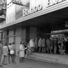 Pánico 8 Cola en el Banco Atlántico en febrero de 1983.