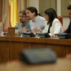 Xavier Domènech y Pablo Iglesias proponen su asamblea parlamentaria