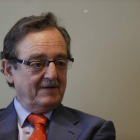 Carlos Macaya, ayer en el Hospital de León.