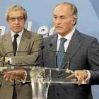 Braulio Medel y Evaristo del Canto, en una imagen de archivo.