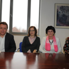 José Luis Palomo, Regina Granja, María Rubio y Ana María Rodríguez.