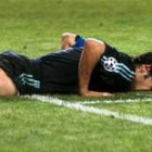 Raúl, decepcionado tras fallar en los últimos compases del partido