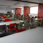 Aulas de FP en León sin alumnos, ya de vacaciones.